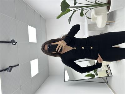 Düğme Detaylı Bluz