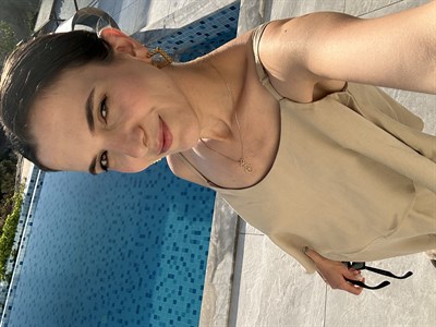 İnce Askılı Vizon Bluz Pantolon Takım