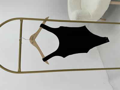 Kahverengi bodysuit atlet 