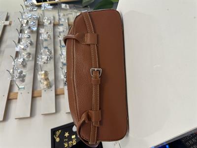 Kemer Detaylı Kahverengi Çanta(0411)