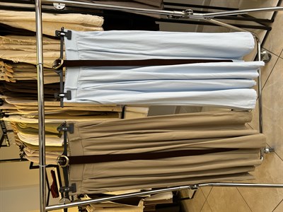 Kemerli Çağla Yeşili Etek Pantolon 