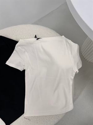 Kısa Kollu Beyaz T-shirt