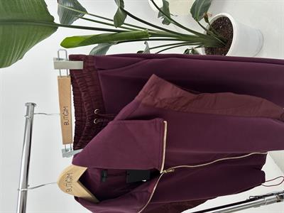 Kol Paraşüt Detaylı Eşofman Takımı Bordo