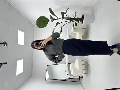 Lacivert Saten Etek 
