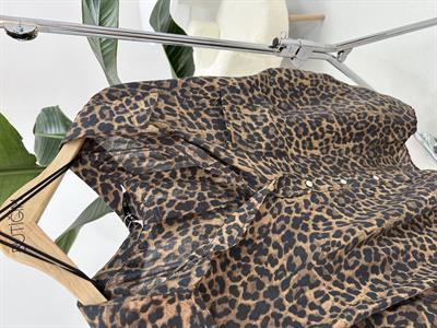 Leopar Desenli Gömlek