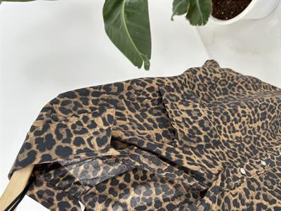 Leopar Desenli Gömlek