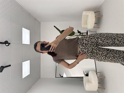 Leopar Pantolon Vizon