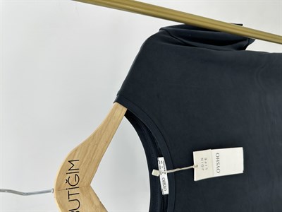Modal Kumaş Antrasit T-shirt