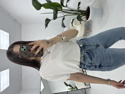Modal Kumaş Beyaz T-shirt 