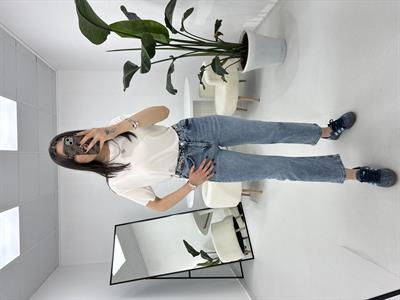 Modal Kumaş Beyaz T-shirt 