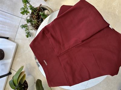Modal Kumaş Bordo Tayt