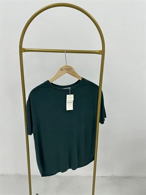 Modal Kumaş Çağla Yeşili  T-shirt
