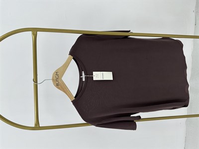 Modal Kumaş Kahverengi T-shirt