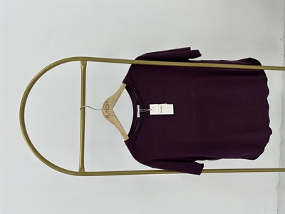 Modal Kumaş Mürdüm  T-shirt