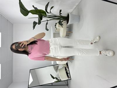Modal Kumaş Pembe T-shirt 