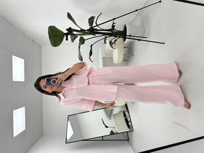 Müslin Kumaş Pembe Takım 