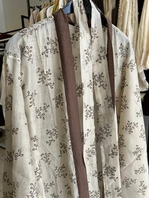 Nakış İşlemeli Taş  Kimono