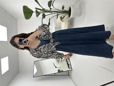 Oversize Mavi Gömlek