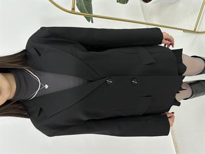 Premium Oversize Siyah Ceket
