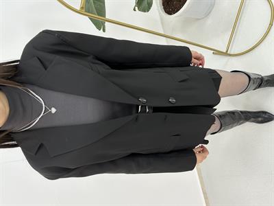 Premium Oversize Siyah Ceket