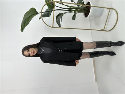 Premium Oversize Siyah Ceket