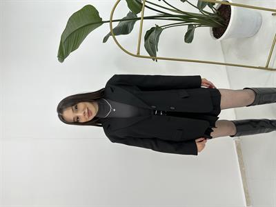 Premium Oversize Siyah Ceket