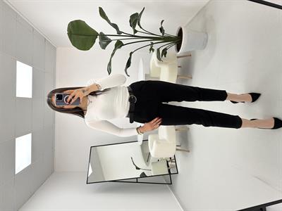 Siyah Kemerli Pantolon 