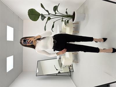 Siyah Kemerli Pantolon 