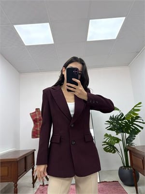 Slimfit Model Mürdüm Blazer  Ceket 