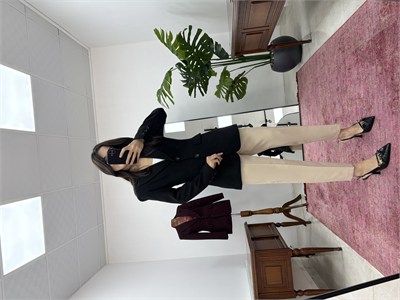 Slimfit Model Siyah Blazer  Ceket 