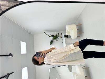 Taş Detaylı Oversize Taş Gömlek