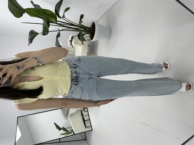 Taşlı Mavi Jean