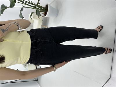 Taşlı Siyah Jean