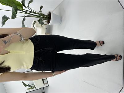 Taşlı Siyah Jean