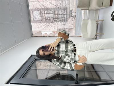 Yaka Detaylı Haki Oduncu Gömlek