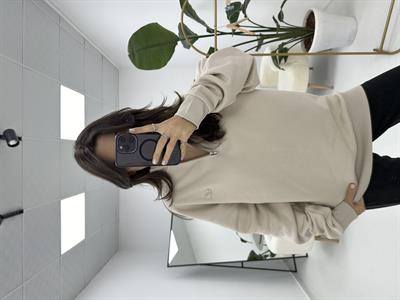 Yaka Fermuarlı Sweatshirt
