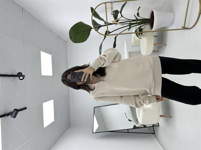 Yaka Fermuarlı Sweatshirt