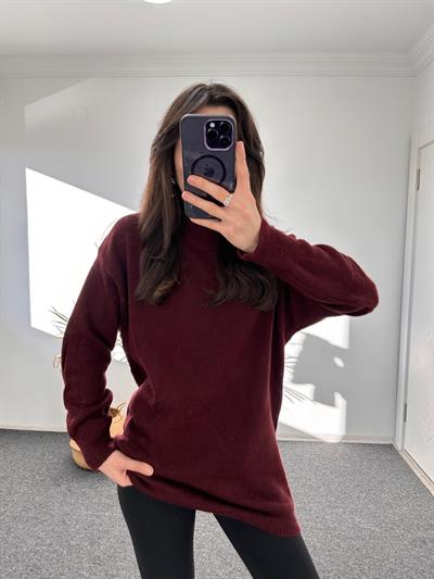YUMOŞ DOKULU OVERSIZE KAZAK