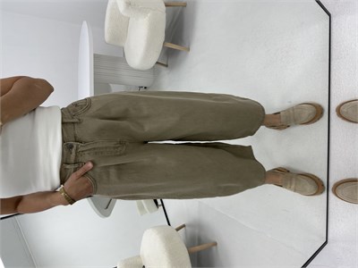 Yüsel Bel Barrel Taş Fit Jean 