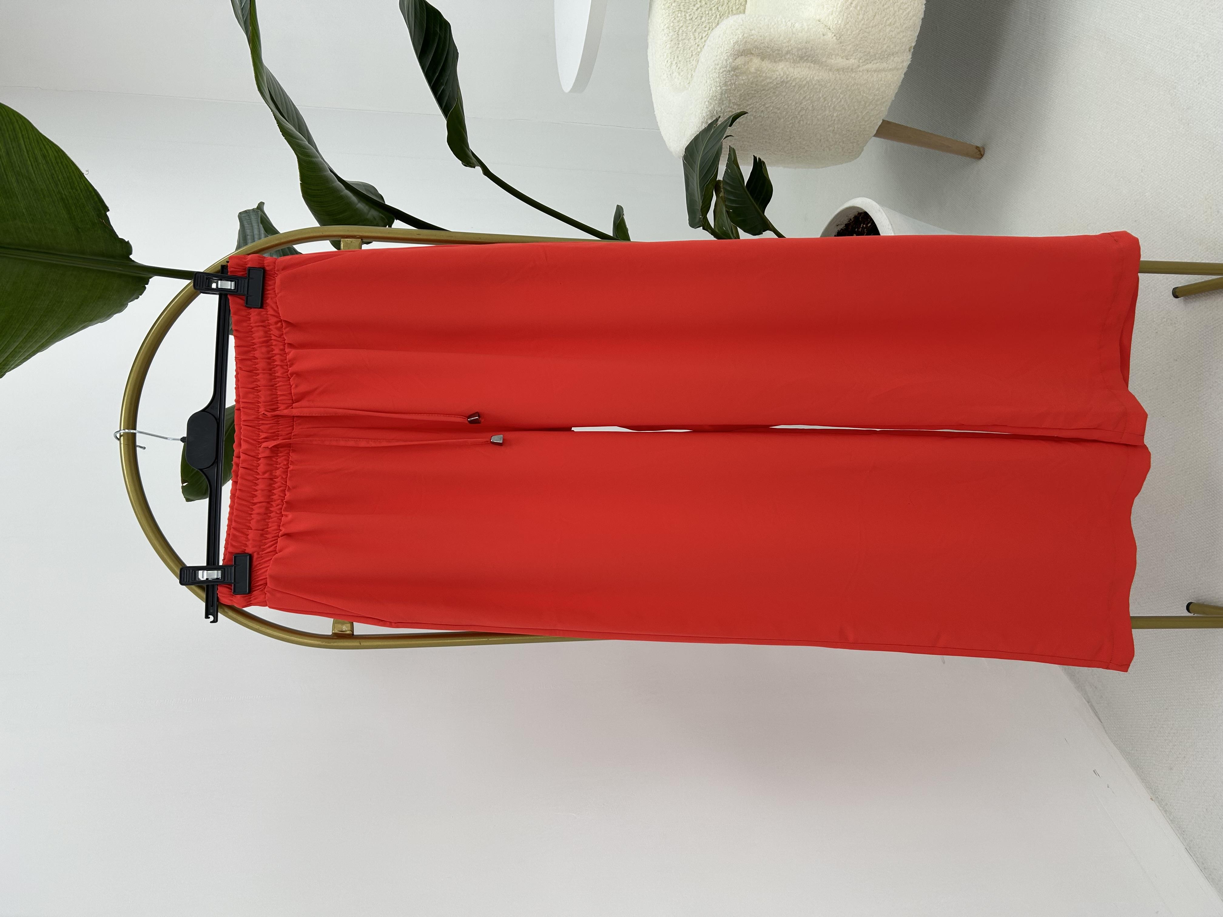 Beli Lastikli Nar Çiçeği Pantolon 