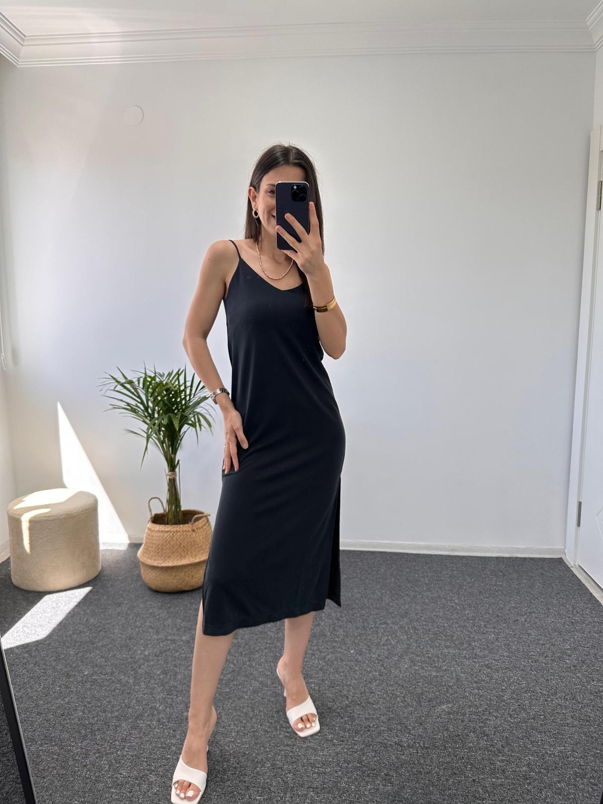 LÜX KALİTE MODAL DOKUMA KUMAŞ ELBİSE 