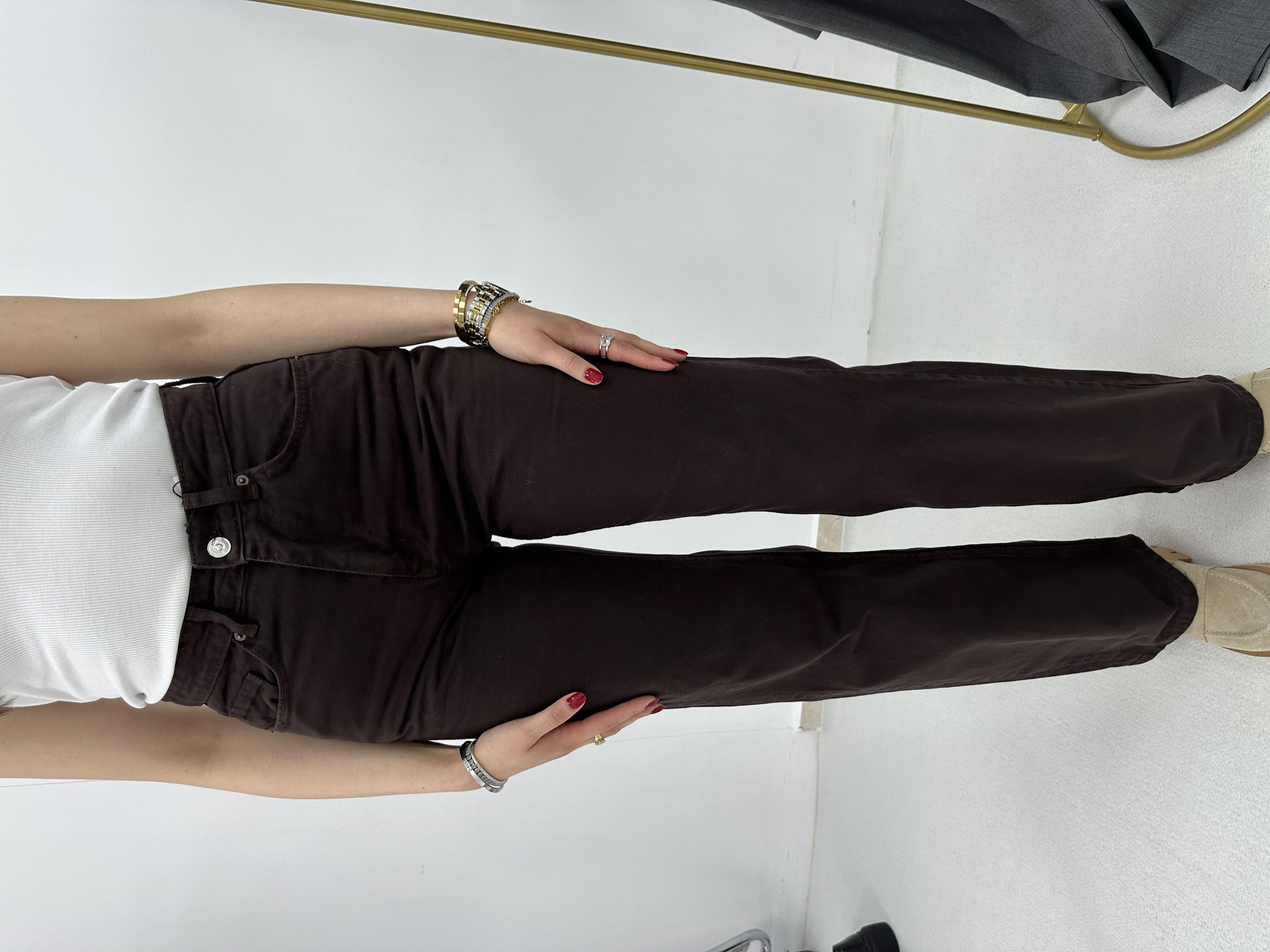 Marka Model Acı Kahve Jean Pantolon 