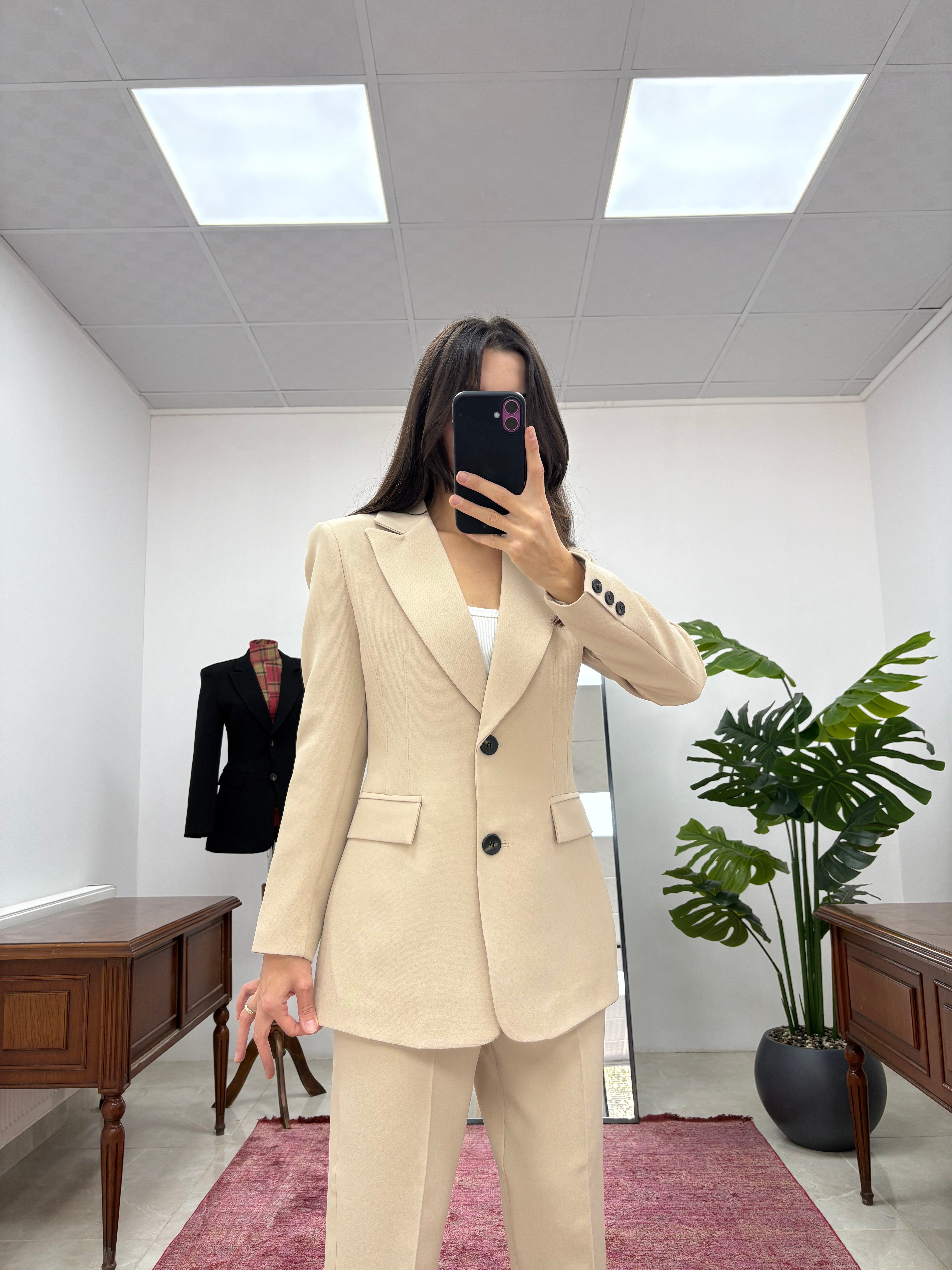 Slimfit Model Taş Blazer  Ceket 