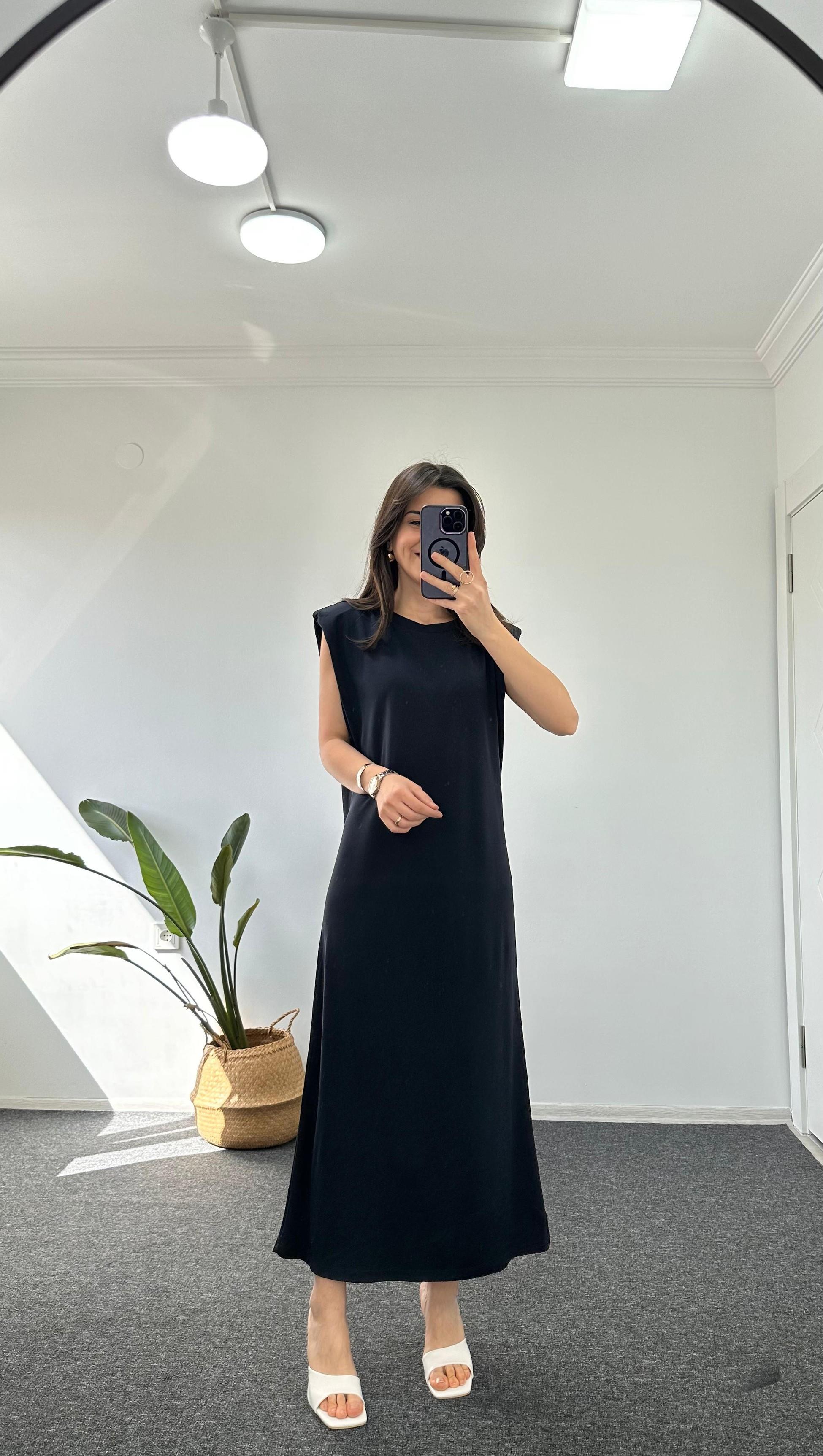 VATKALI  MODAL ELBİSE FÜME 