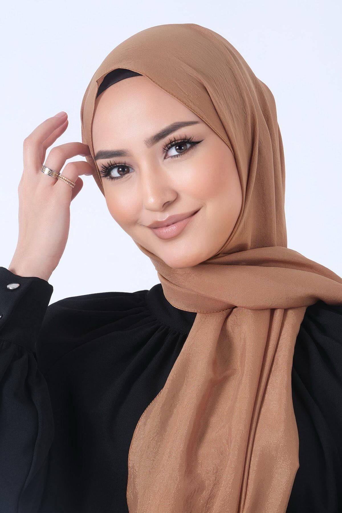 Harem Scarf Brisa Vual Şal Fındık-1197-564