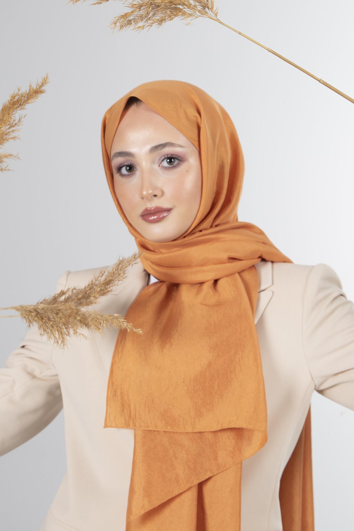 Harem Scarf Brisa Vual Şal Safran-1197-218-KVS0738