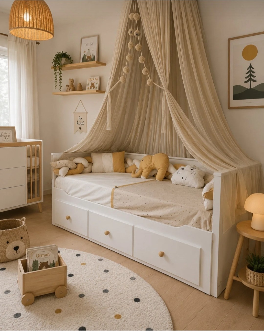 %100 MDF Bonnie 80x200 cm ( 160 x 200 ) Sedir Karyola