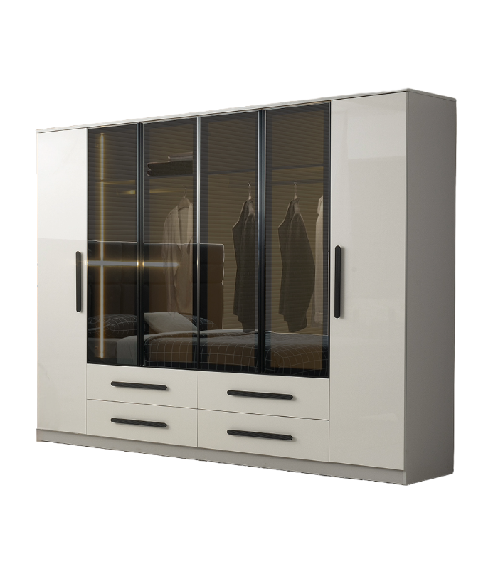 Dolap ve GardıropAvm 24Atlas 6 Kapaklı %100 MDF Gardırop | Ücretsiz Teslimat ve Kurulum