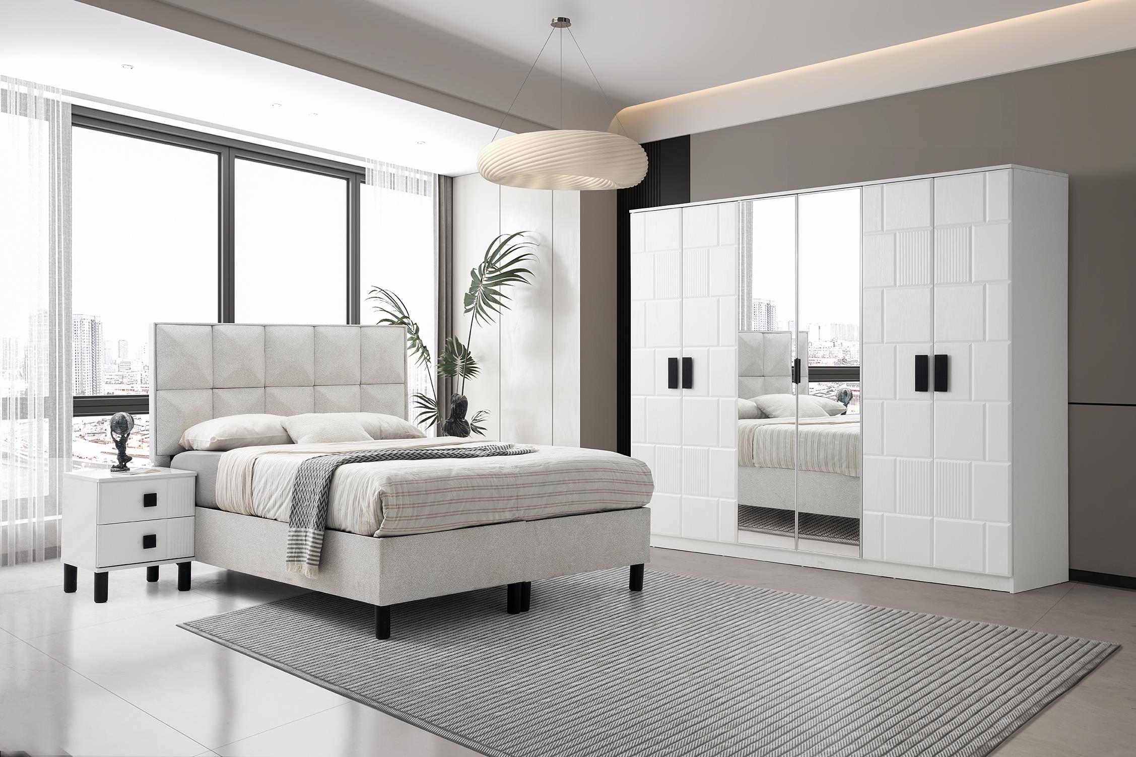 Yatak Odası TakımıAvm 24Erciyes %100 MDF Yatak Odası Takımı %100 MDF | Ücretsiz Teslimat ve Kurulum
