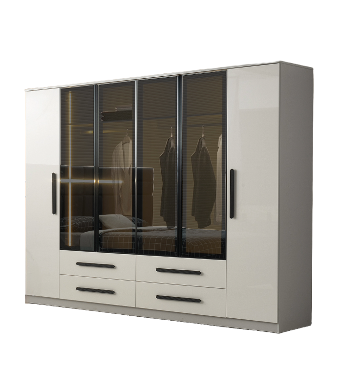Dolap ve GardıropAvm 24Atlas 6 Kapaklı %100 MDF Gardırop | Ücretsiz Teslimat ve Kurulum